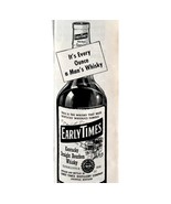 Early Times Kentucky Bourbon Whiskey 1952 Advertisement Distillery Liquo... - $19.99