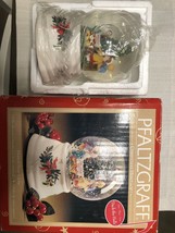 1999 Pfaltzgraff &#39;Christmas Heritage&#39; Musical Snow Globe 247-152-00 - £12.49 GBP