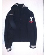 1987 VINTAGE USN NAVY SAILOR BLACK JUMPER CRACKER JACK UNIFORM BLOUSE JA... - €66,33 EUR