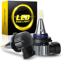 9006 HB4 LED Fog Light Bulbs, 4000LM Per Set, 6500K Cool White with CSP LED Chip - £17.83 GBP