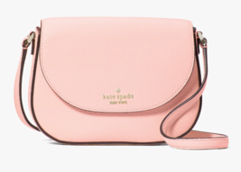 Kate Spade Leila Mini Flap Crossbody Light Pink Leather Purse WLR00396 N... - $98.99