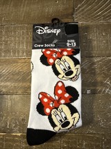 Disney Minnie Mouse Womens Crew Socks Size 9-13 - $18.69