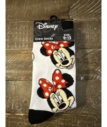 Disney Minnie Mouse Womens Crew Socks Size 9-13 - $18.69