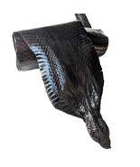 Head-on Authentic Monocled Cobra SNAKE SKIN Glossy Black - $22.85+