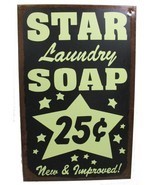 Star Soap Laundry Room Cleaner Vintage Style Metal Sign - $19.95