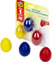 Crayola My First Washable Egg Crayons-3/Pkg Palm Grasp - $11.78