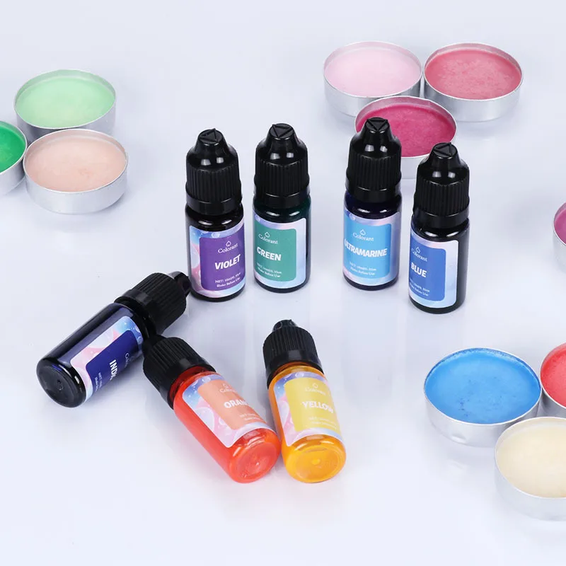 Sin pigments candle soap dye diy uv epoxy resin mold liquid colorant for jewelry making thumb200