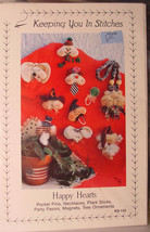 Pattern &quot;Happy Hearts&quot; Novelty Pins,Plant Sticks, Ornaments, Magnets - $5.00