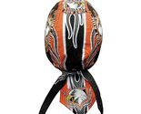Danbanna Deluxe Black Orange Just Ride Eagle Pinstripe Flames Head Wrap ... - $13.67