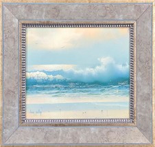 Larry Prellop Original Huile sur Toile Ocean Oeufs Paysage Art - £286.93 GBP