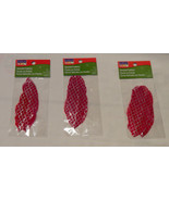 Art Minds Stenciled Feathers Embellishment 3pks Of 2ea Total 6 Red &amp; Sli... - $5.91