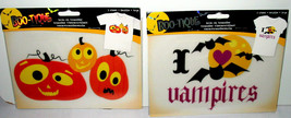 Halloween Boo Tique Iron on Transfers Pumpkins &amp; Vampires for your Tee Shirt 47W - £4.76 GBP