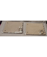 Michaels Stores Chipboard Journals 2ea 7&quot; x 5&quot; Matted Material Off White... - $112.33 MXN