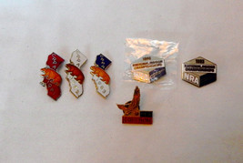 NRA &amp; CRPA Pins From the 1980&#39;s NRA Freedom Pin 6 Total Indoor Champions... - $19.49