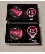 Cupcake Set Sports I Love To Cheer 2 Sets 48 Total Cupcake Papers &amp; Pick... - $8.10 CAD