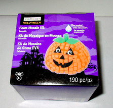 Halloween Pumpkin Foam Mosaic Kit 190pc By Creatology 6+ 44S - £4.72 GBP