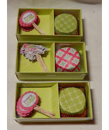 Michaels Cupcake Sets Yummy Cupcake &amp; Bird Picks 3 Sets Total 39 Cups &amp; ... - $10.82 CAD