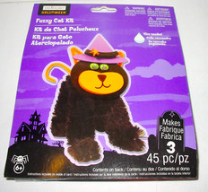 Halloween Fuzzy Cat Kit 45pc By Creatology 6+ 41M - £4.73 GBP