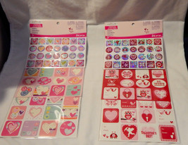 Creatology Valentine&#39;s Day Stickers 2pks 168ea 1&quot; &amp; 1 1/2&quot; Size 3+Michaels 32Q - $5.49