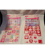 Creatology Valentine&#39;s Day Stickers 2pks 168ea 1&quot; &amp; 1 1/2&quot; Size 3+Michae... - £4.31 GBP