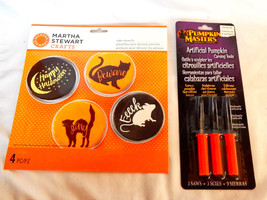 Halloween Martha Stewart Crafts Cake Stencils &amp; Pumpkin Masters Carving ... - £6.30 GBP