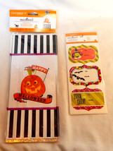 Halloween Celebrate It Mix Lot Treat Bags With Ties 25pc &amp; Labels 3&quot;x2&quot; ... - £4.72 GBP