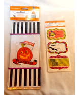 Halloween Celebrate It Mix Lot Treat Bags With Ties 25pc &amp; Labels 3&quot;x2&quot; ... - £4.62 GBP