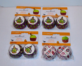 Cupcake Liners Celebrate it 400 Total 4pks 100ea 2&quot; x  1 1/4&quot; Deep Witch... - £4.62 GBP