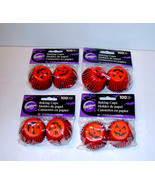 Cupcake Liners Wilton 400 Total 4pks 100ea 2&quot; x1 1/4&quot; Deep Paper Pumpkin... - £4.72 GBP