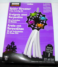 Halloween Spider Streamer Kit 22pc Creatology Foam Activity Kit 4+ 45U - £3.93 GBP