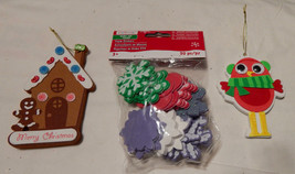 Christmas Creatology Foam Stickers &amp; Ornaments Snowflakes House Owl 4&quot; x... - $5.91