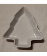 Christmas Celebrate It Tree Dish White 5 1/2&quot; Tall by 4 1/2&quot; Wide by 1&quot; ... - $71.69 MXN