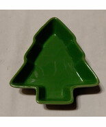 Christmas Celebrate It Tree Dish Green 5 1/2&quot; Tall by 4 1/2&quot; Wide by 1&quot; ... - $5.35 CAD