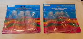 Creatology Wavy Bottles Plastic 6+ 2pks 6 Total Bottles 4&quot; x 2&quot; Sand Art 32R - £6.20 GBP