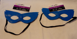 Halloween Imagin 8 Adult Masks Latex Rubber Blue Form Fitting 2ea 42O - £6.29 GBP
