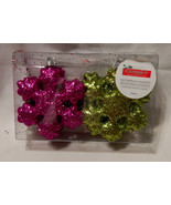 Celebrate It Shatterproof Ornaments 4&quot; x 4&quot; Heavy Duty Glitter Covered 22A - $91.65 MXN