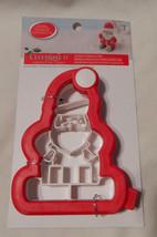 Celebrate It Christmas 3D Santa Cookie Cutter Bakeware Michaels Stores 21S - £3.92 GBP