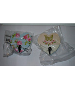 Studio 18 Heart Shaped Picture Hooks 2pks 4&quot;x 4&quot; Roses Butterflies Hold ... - £7.90 GBP