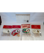 Spode 2&quot; Cupcake Picks Christmas Trees 32pcs &amp; Creative Papers Recipe Ca... - $8.10 CAD