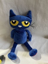 Kohls Cares Pete the Cat Blue Character 14&quot; Plush Stuffed Toy 2010 no tags - $9.65