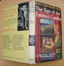 Nancy Drew 9 The Sign of the Twisted Candles 1965A-70 matte PC - £4.65 GBP