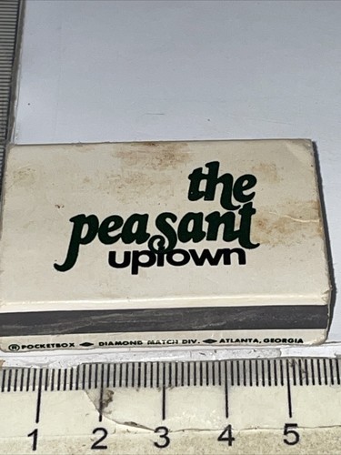 Matchbook Cover  The Peasant Uptown  Atlanta, Georgia  Unstuck  Foxing  gmg - $12.38