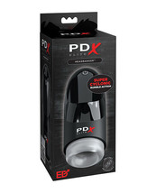 PDX Elite Hydrogasm Vibrating Stroker - Frosted/Black - £92.28 GBP