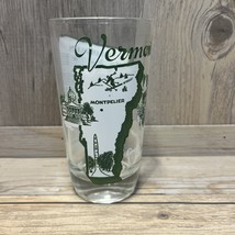 Vintage Hazel Atlas Souvenir State Song Glasses - 5” Tall - Vermont - £5.91 GBP