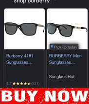 Burberry Designer Eyewear B4181 Sunglasses Unisex Eyeglass Frame???Buy Now!? - £117.85 GBP
