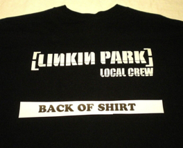 LINKIN PARK Concert LOCAL CREW Rare CHESTER BENNINGTON (XL) Show Roadie ... - £34.23 GBP