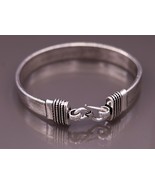 7 to 8&quot; 925 sterling silver vintage wheat foxtail chain bracelet unisex ... - $317.57 CAD+