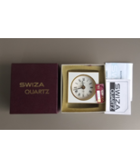New Old Stock Classic Swiza Swiss Quartz Alarm Clock 1980’s - €95,01 EUR