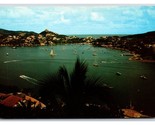 Birds Eye View Acacpulco Bay Guerrero Mexico UNP Chrome Postcard B19 - £3.12 GBP