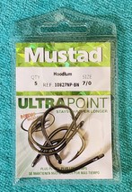 Mustad - 10827NP-BR - SIZE 7/0 - ULTRA POINT - HOODLUM HOOKS - 5-PACK - ... - $5.89